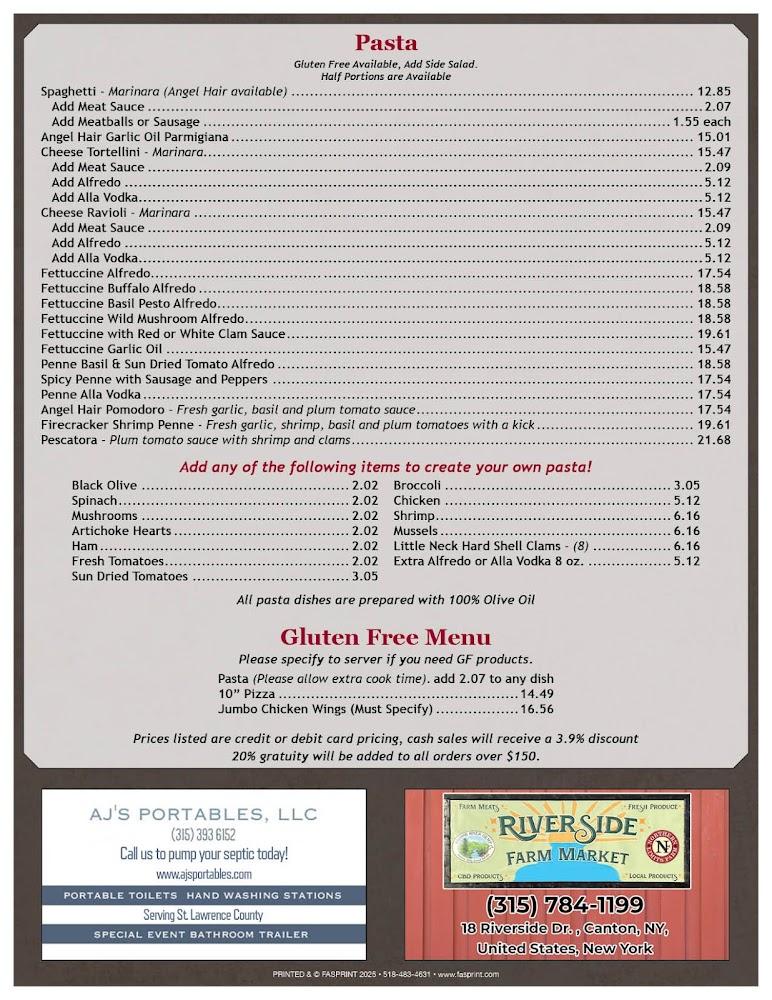 Little Italy Restaurant and Pizzeria Menu image 3